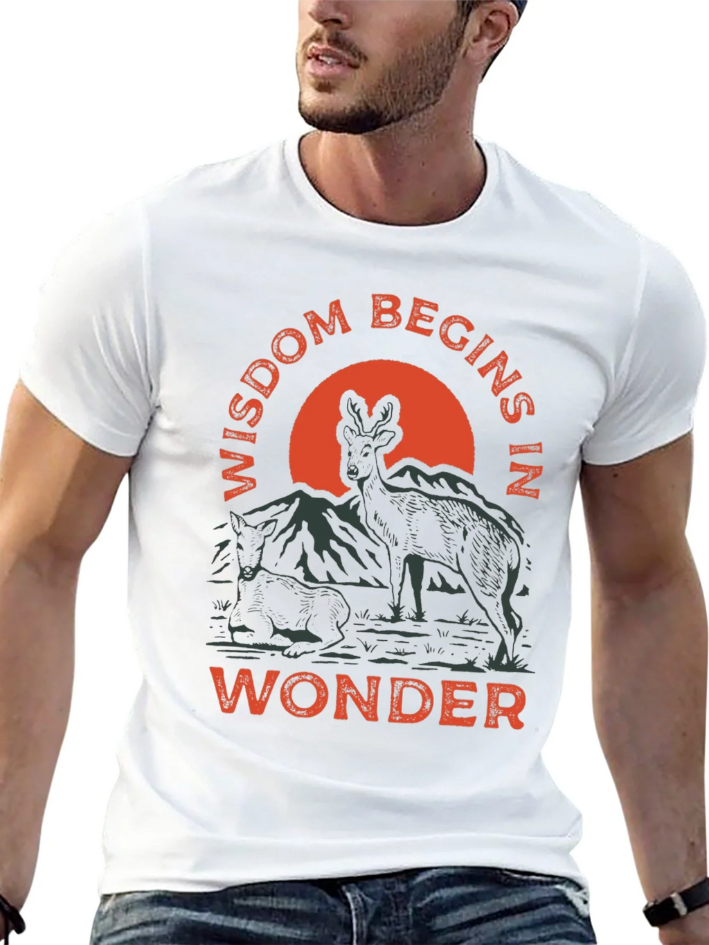 Wisdom Begins in Wonder Graphic Tee product image 12