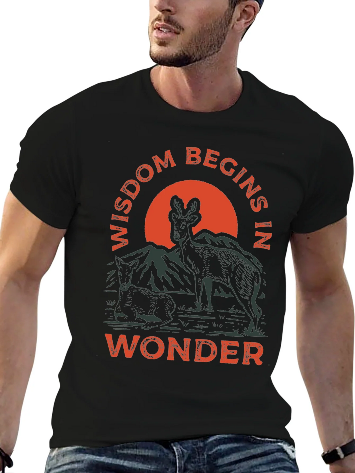 Wisdom Begins in Wonder Graphic Tee product image 6