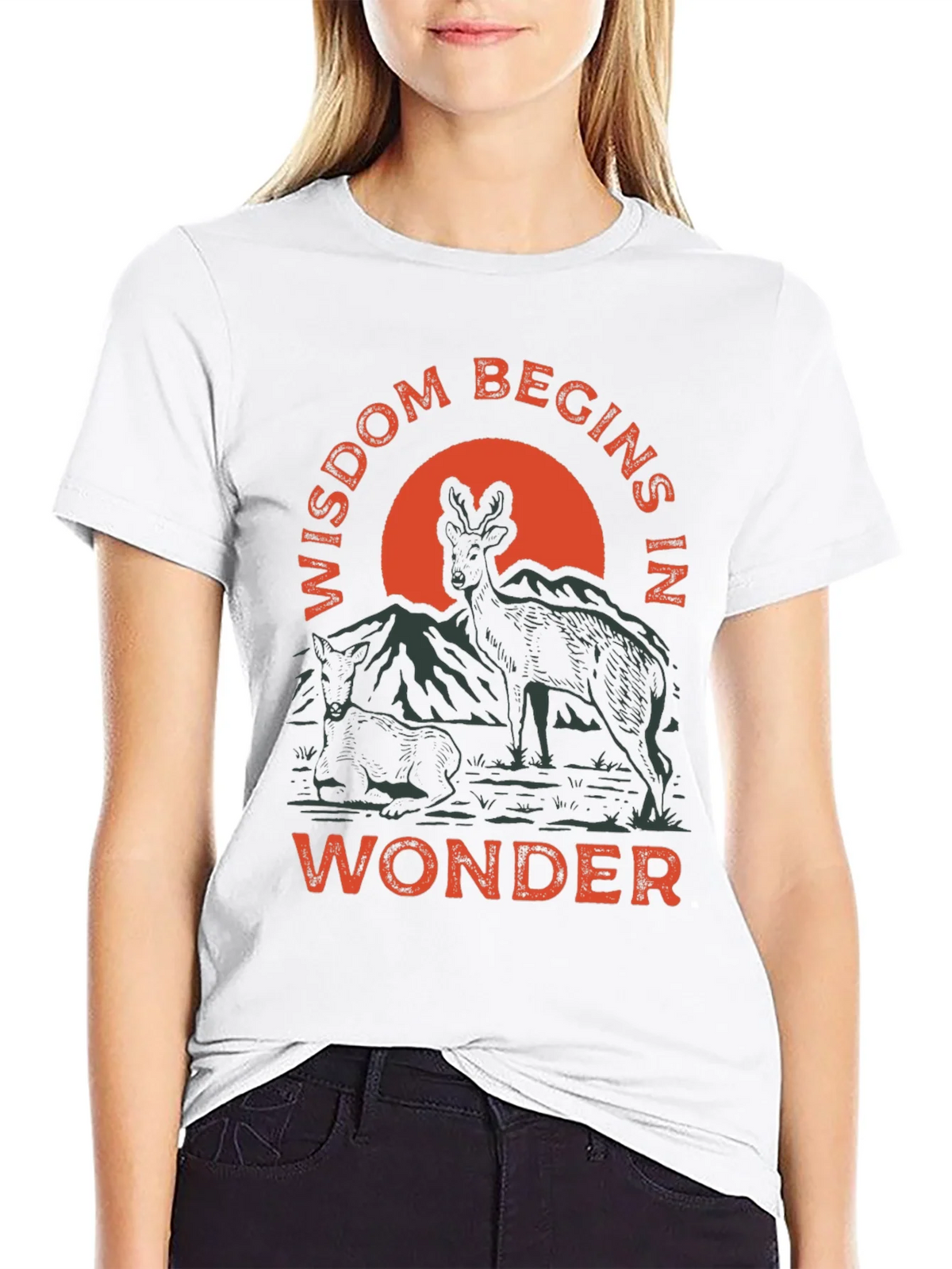 Wisdom Begins in Wonder Graphic Tee product image 8