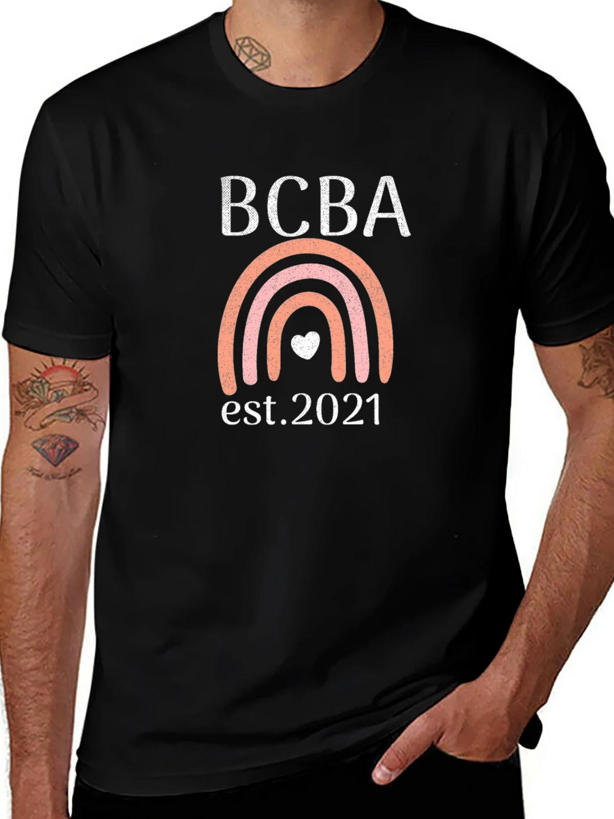 BCBA Rainbow Est. 2021 Graphic Tee product image 1