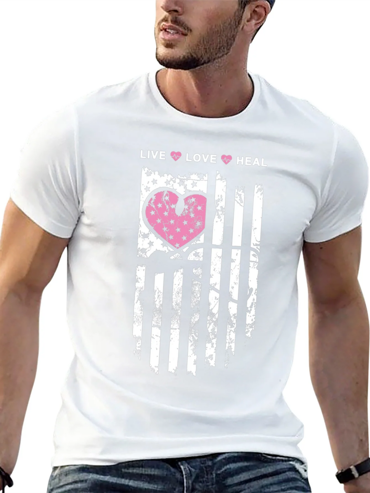 Live Love Heal Graphic T-Shirt product image 12