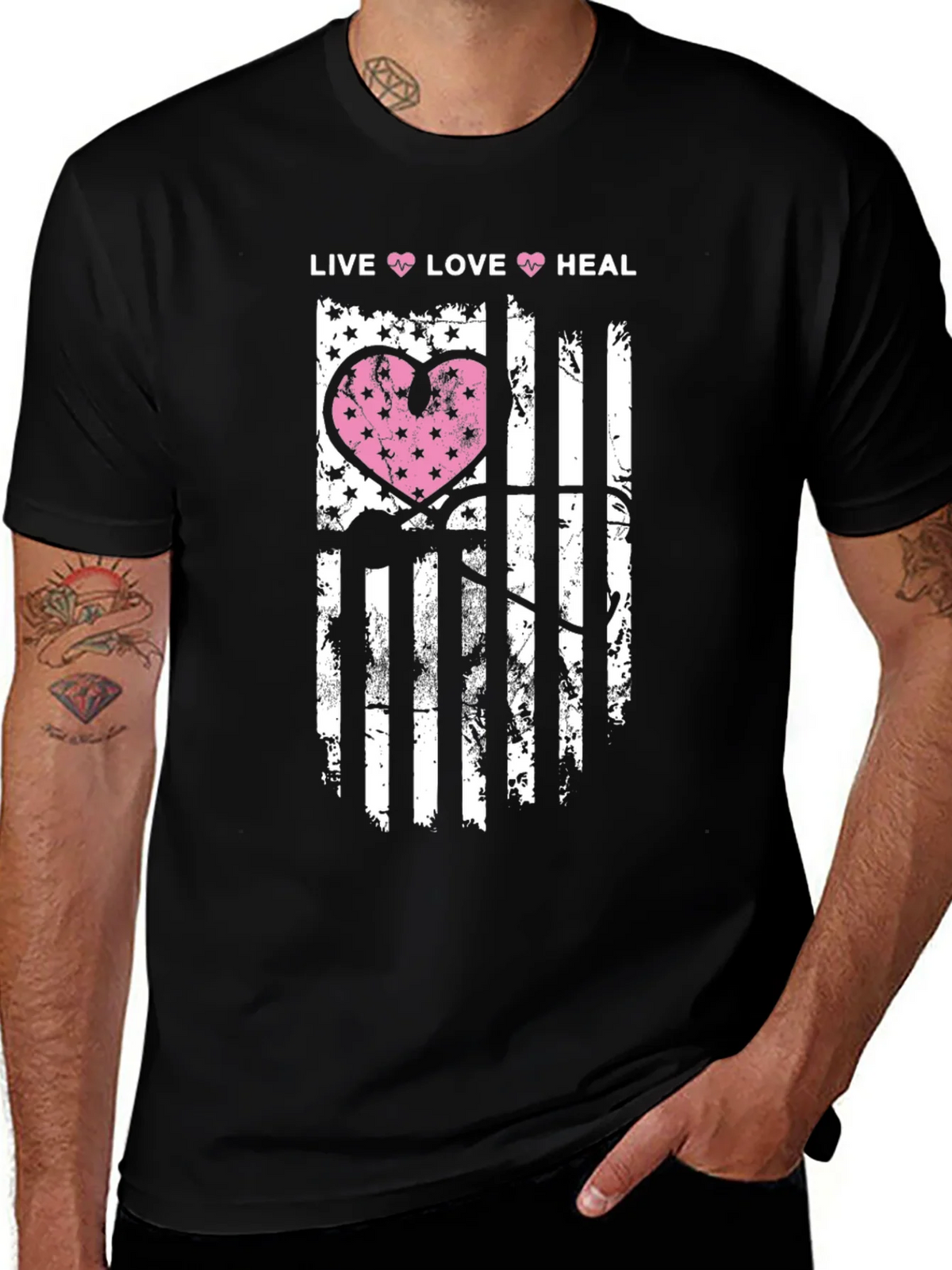 Live Love Heal Graphic T-Shirt product image 1