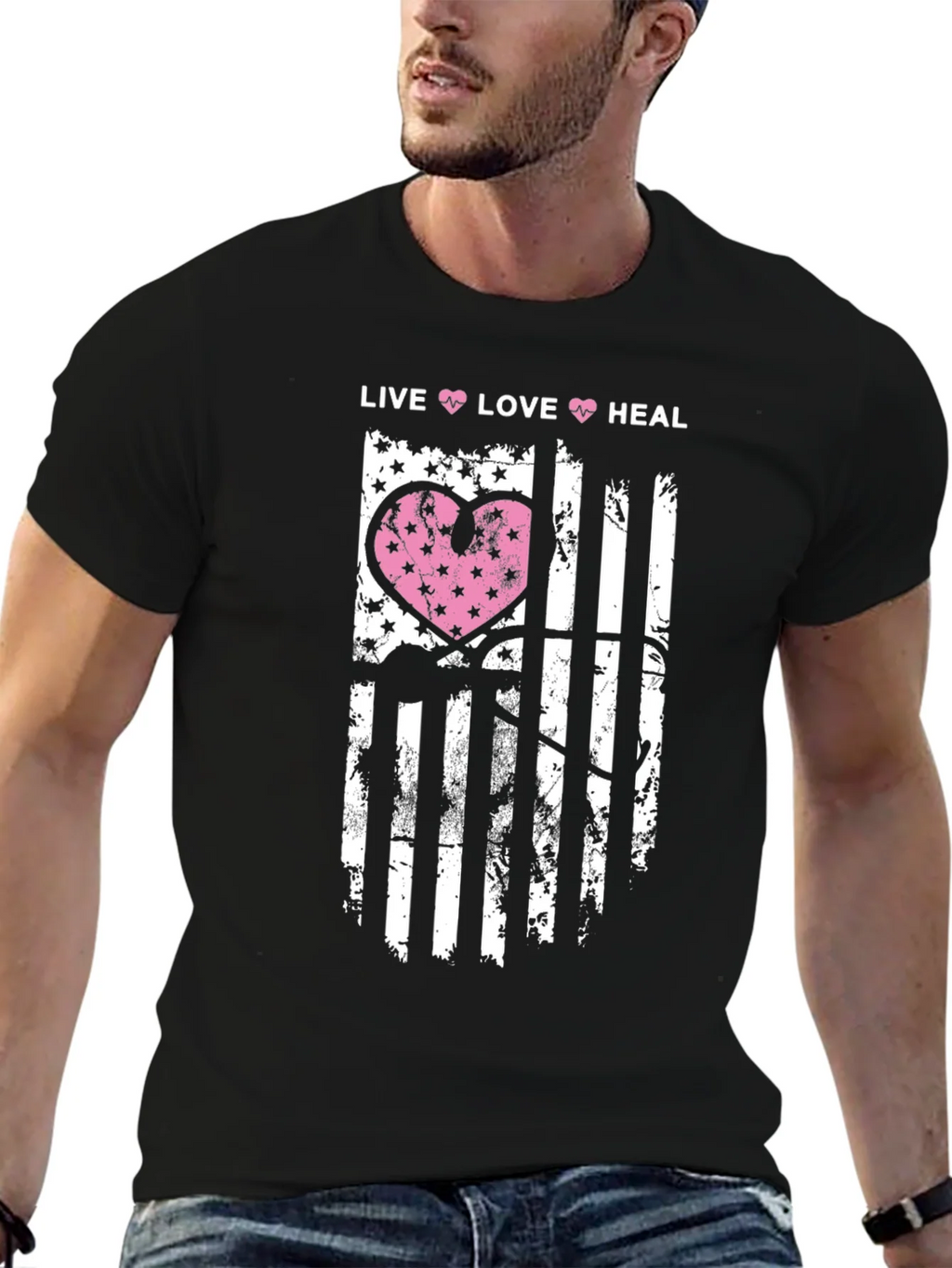 Live Love Heal Graphic T-Shirt product image 6