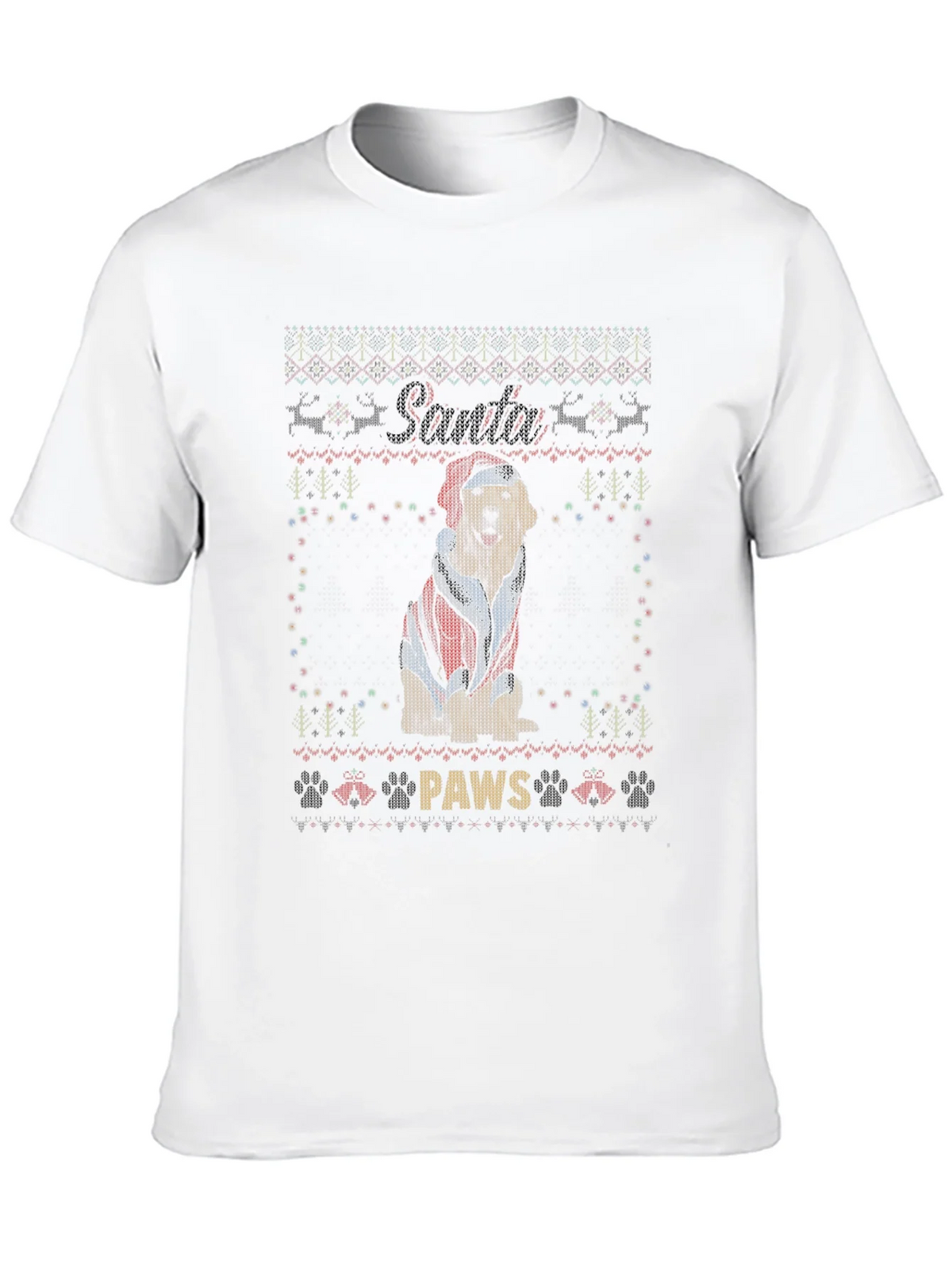 Santa Paws Dog Christmas T-Shirt product image 9
