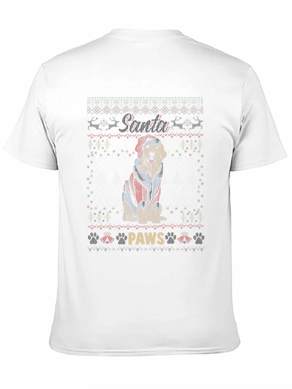 Santa Paws Dog Christmas T-Shirt product image 10