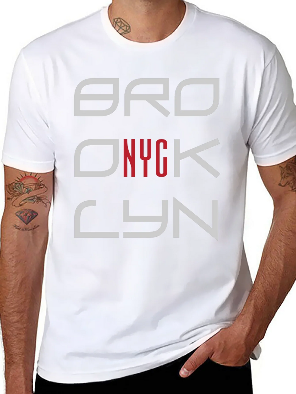 Brooklyn NYC Graphic Tee - Stylish Mens Black T-Shirt product image 7