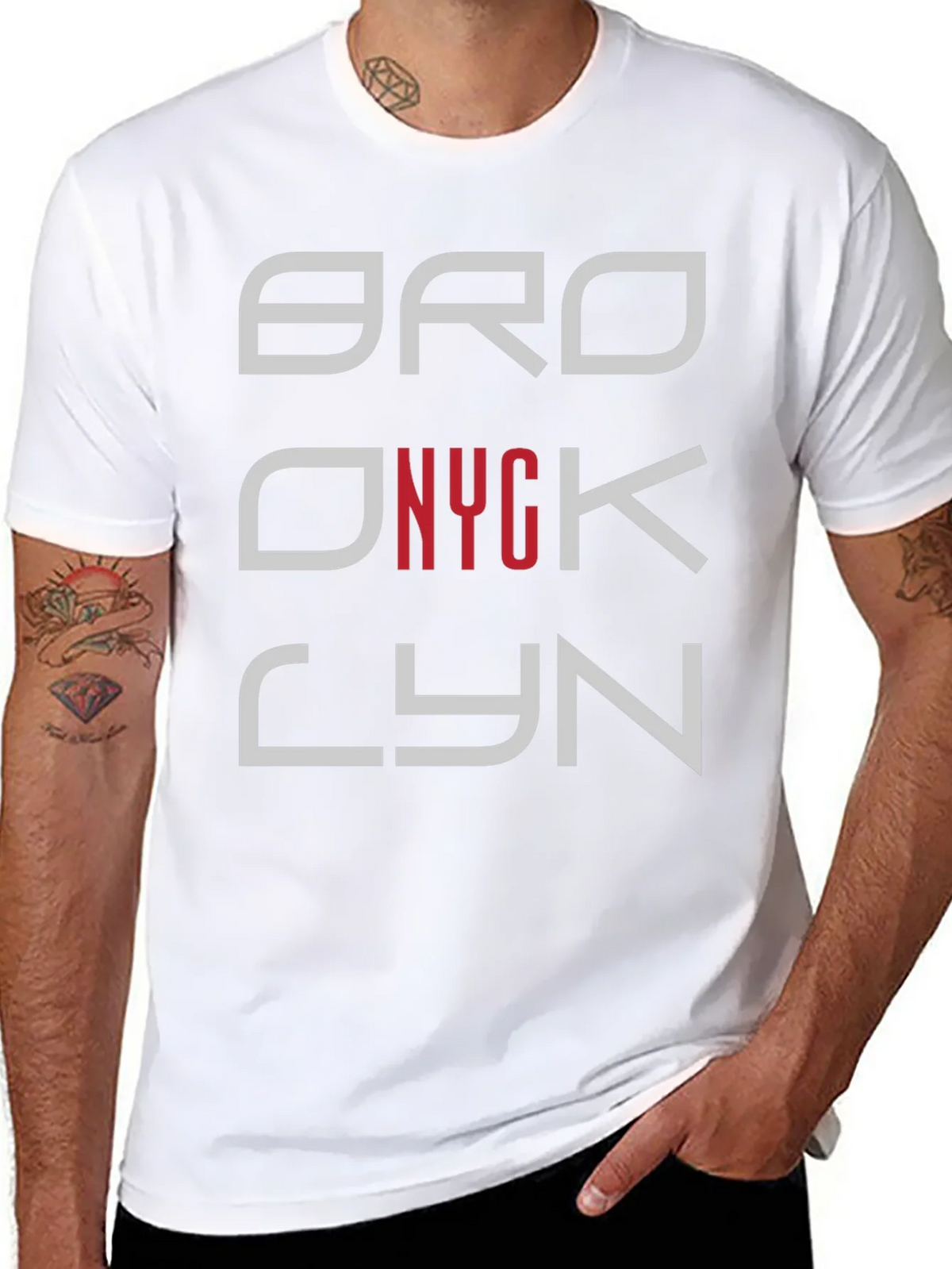Brooklyn NYC Graphic Tee - Stylish Mens Black T-Shirt product image 7
