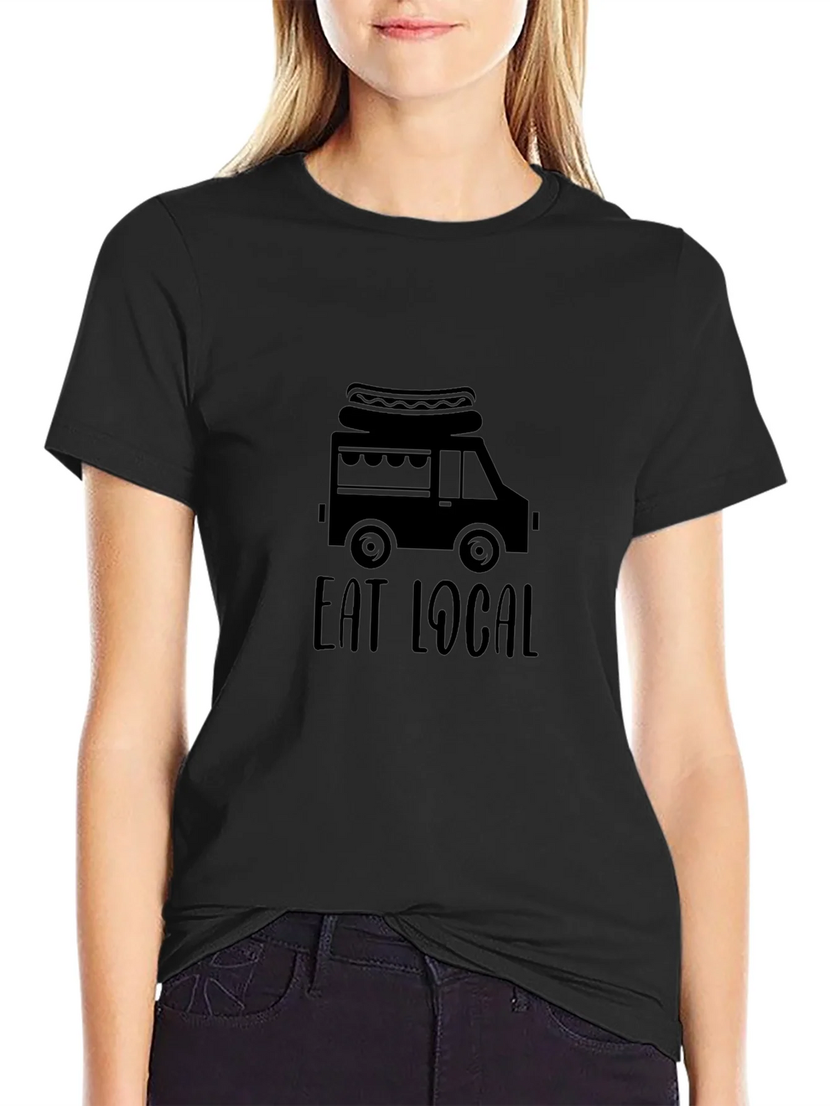 Eat Local Food Truck Graphic T-Shirt product image 1