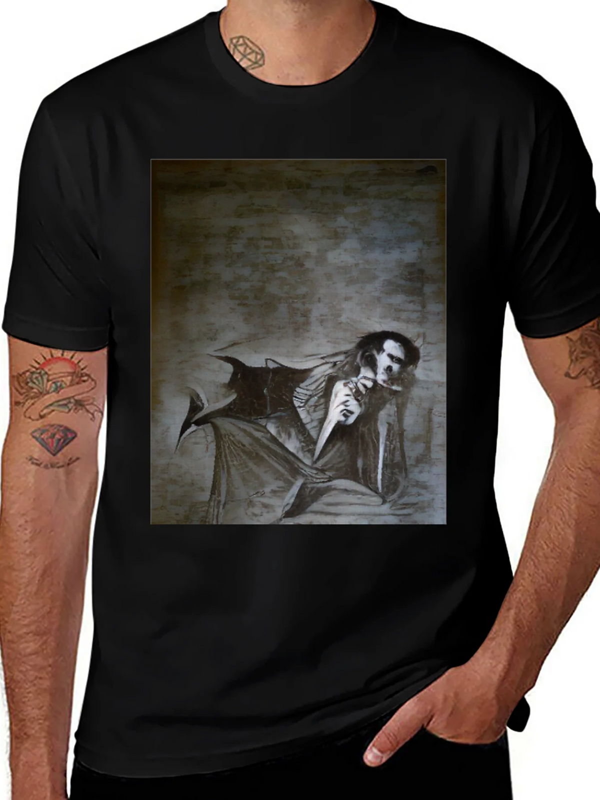 Dark Fantasy T-Shirt: Gothic Style Tee product image 1