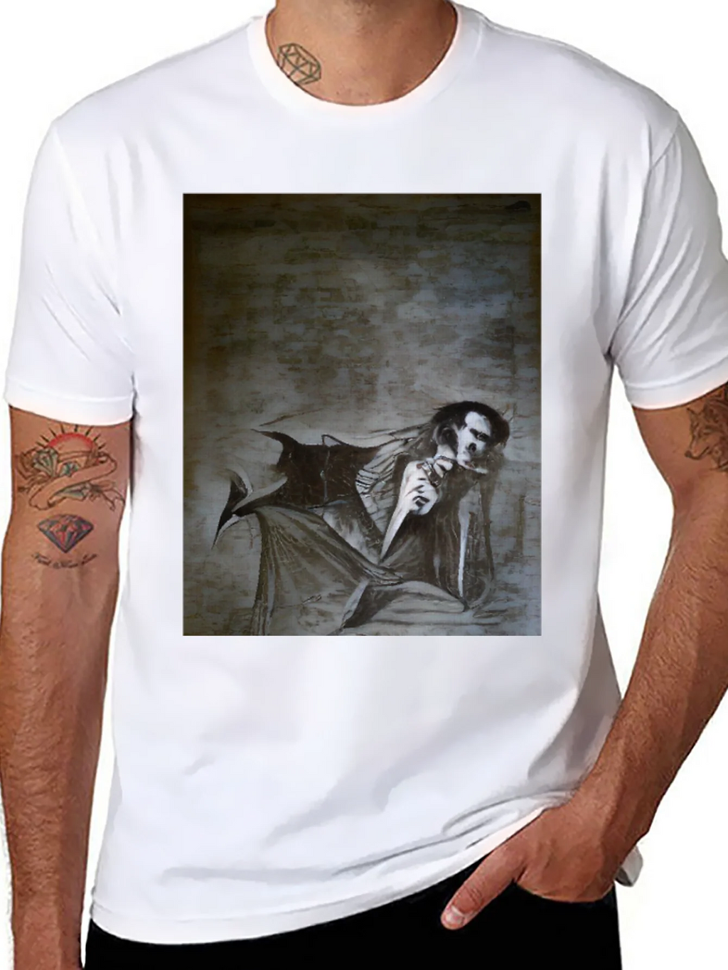 Dark Fantasy T-Shirt: Gothic Style Tee product image 7