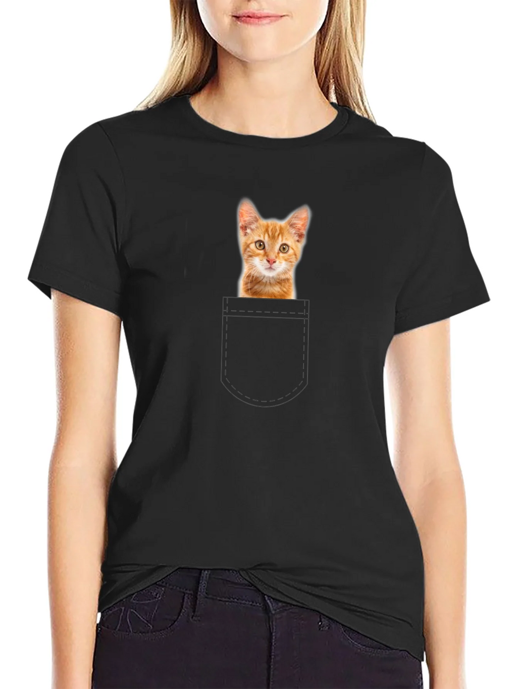 Ginger Kitten Pocket T-Shirt product image 2