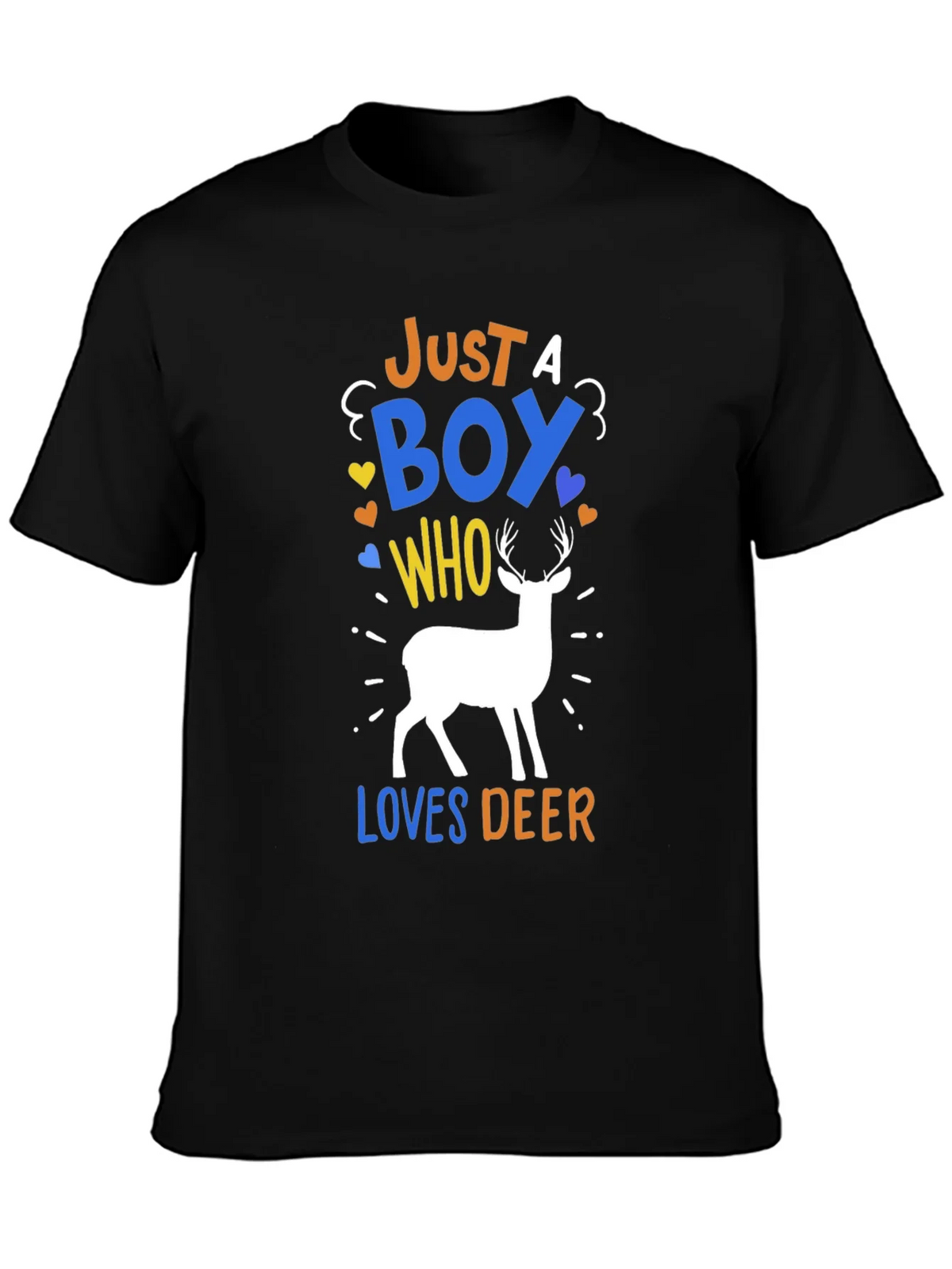 Just A Boy Who Loves Deer T-Shirt product image 2
