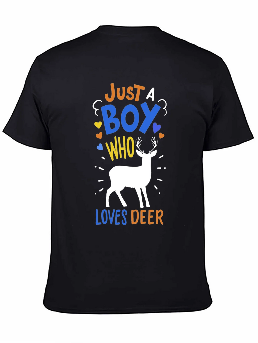 Just A Boy Who Loves Deer T-Shirt product image 3