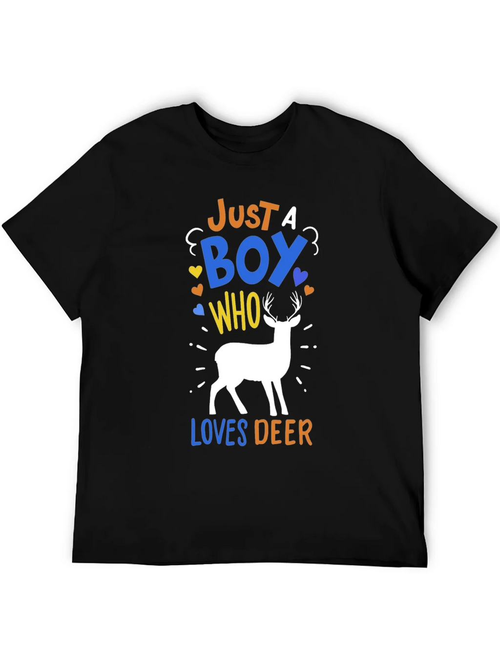 Just A Boy Who Loves Deer T-Shirt product image 4