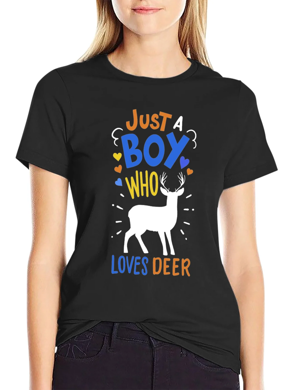 Just A Boy Who Loves Deer T-Shirt product image 1