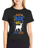 Just A Boy Who Loves Deer T-Shirt product image 1
