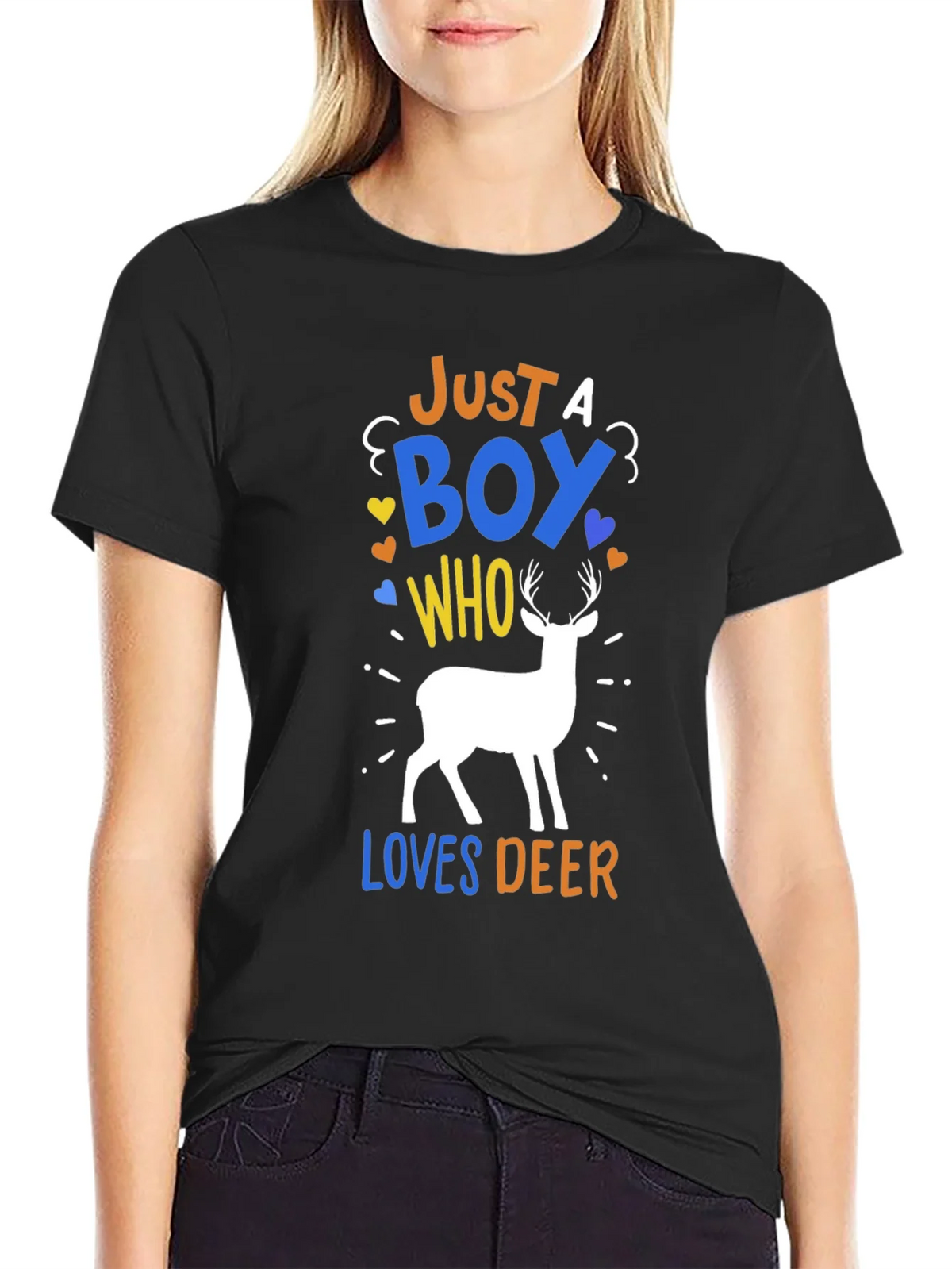 Just A Boy Who Loves Deer T-Shirt product image 1
