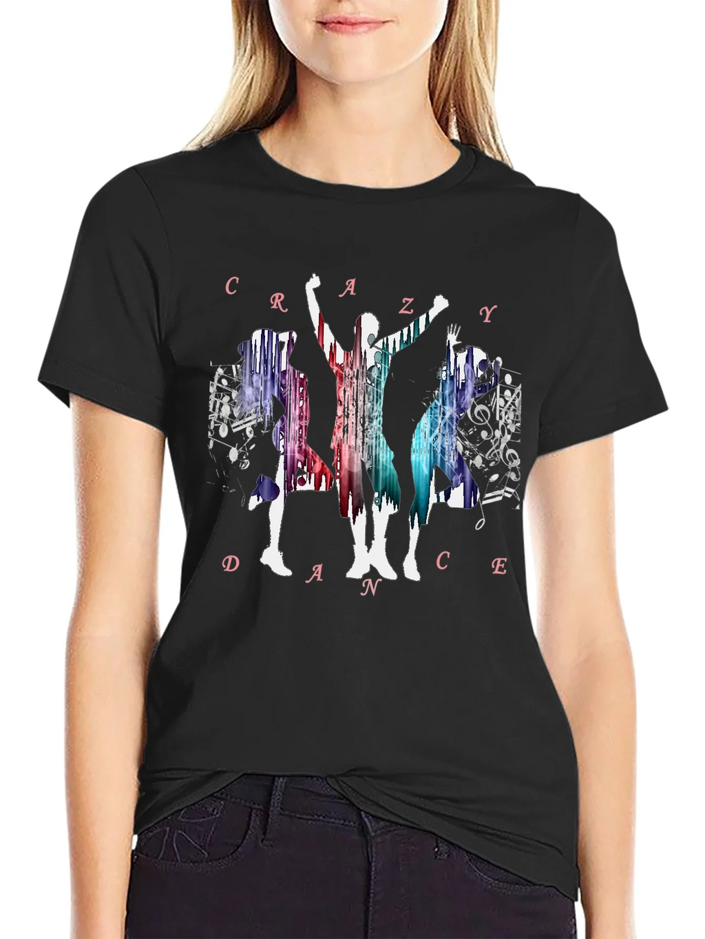 Crazy Dance Graphic T-Shirt - Black product image 2