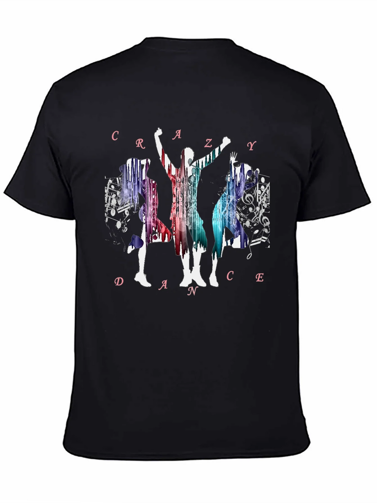 Crazy Dance Graphic T-Shirt - Black product image 4