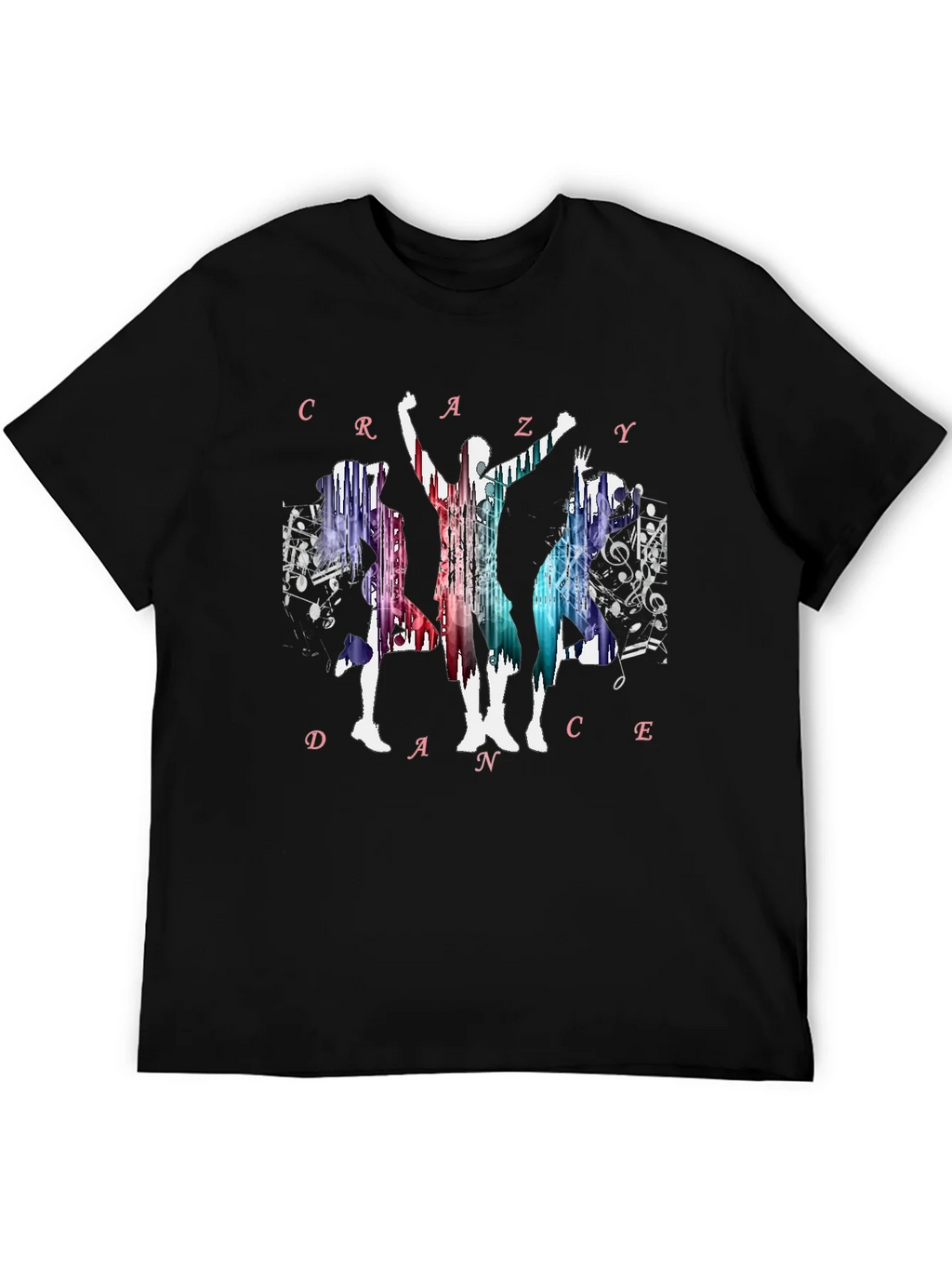 Crazy Dance Graphic T-Shirt - Black product image 5