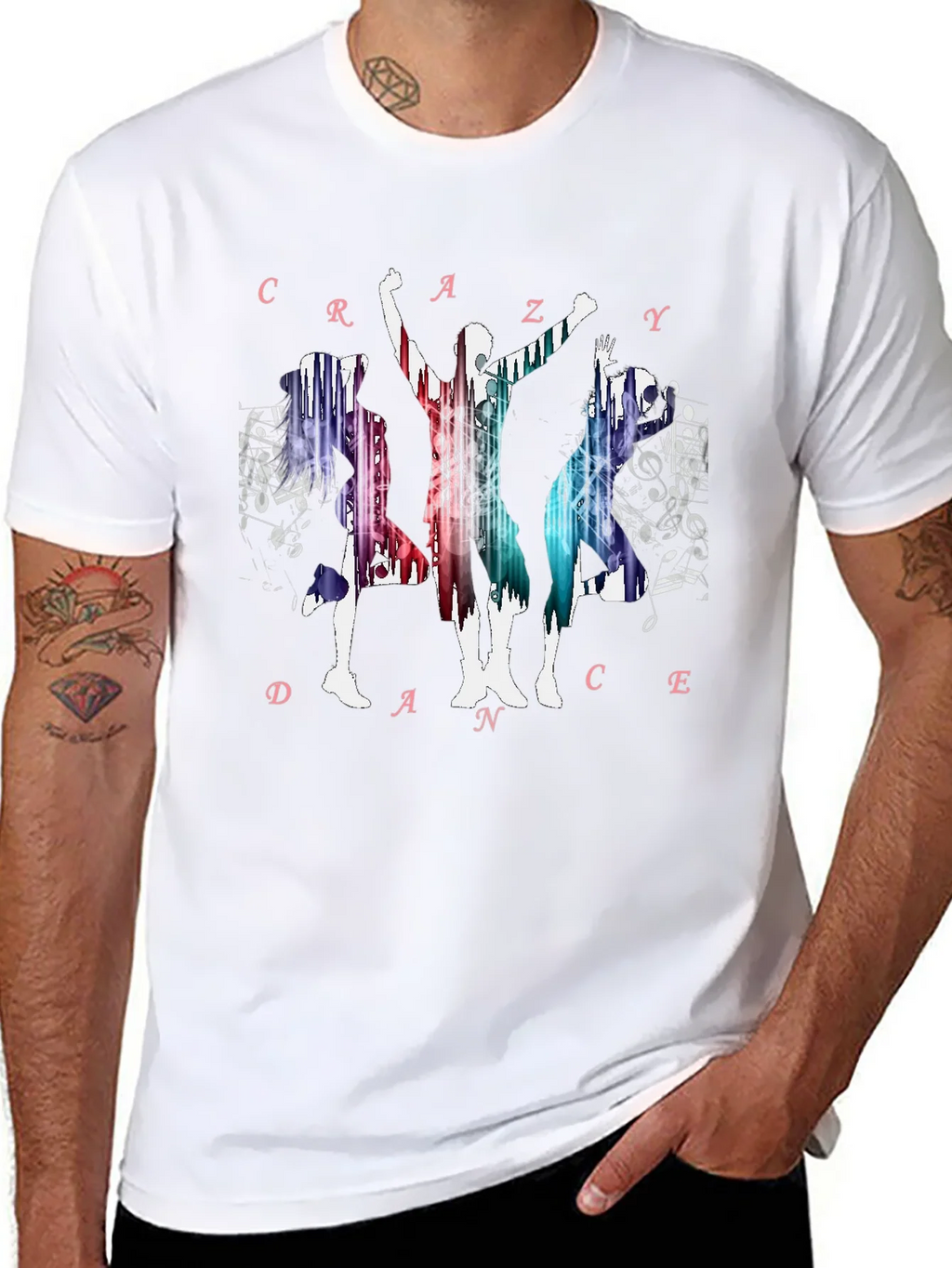 Crazy Dance Graphic T-Shirt - Black product image 7
