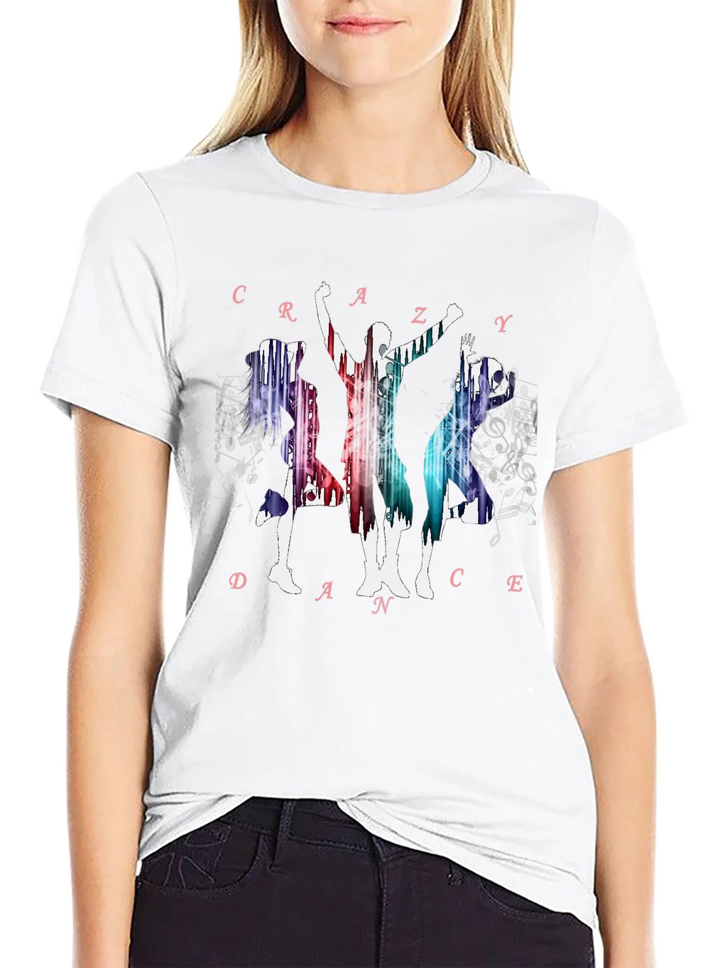 Crazy Dance Graphic T-Shirt - Black product image 8