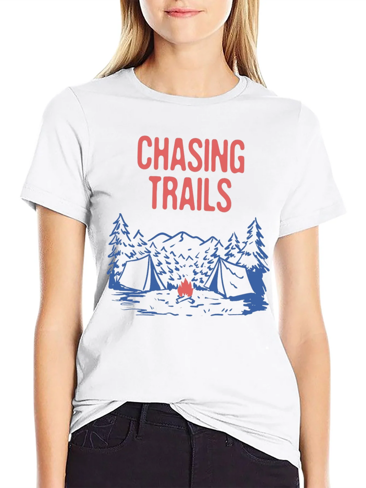 Chasing Trails Camping Graphic Tee - Adventure Ready! product image 6