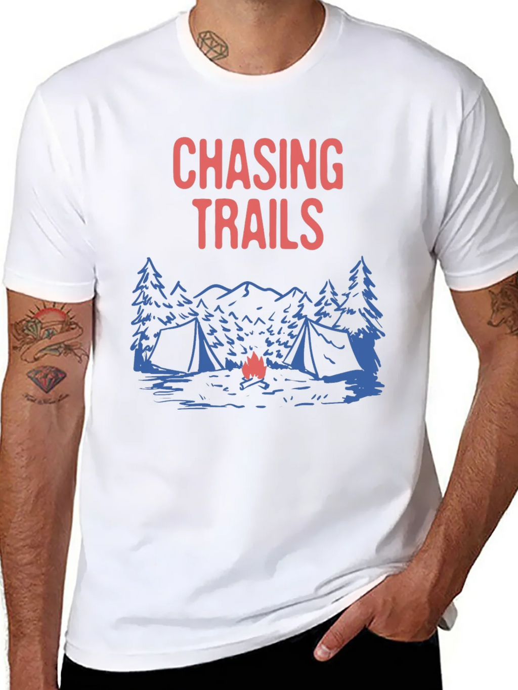 Chasing Trails Camping Graphic Tee - Adventure Ready! product image 5