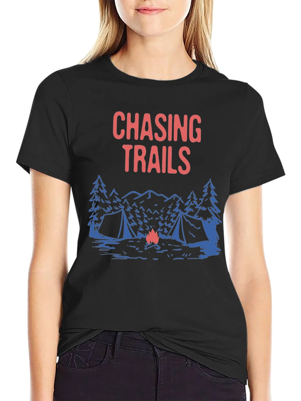 Chasing Trails Camping Graphic Tee - Adventure Ready! product image 2