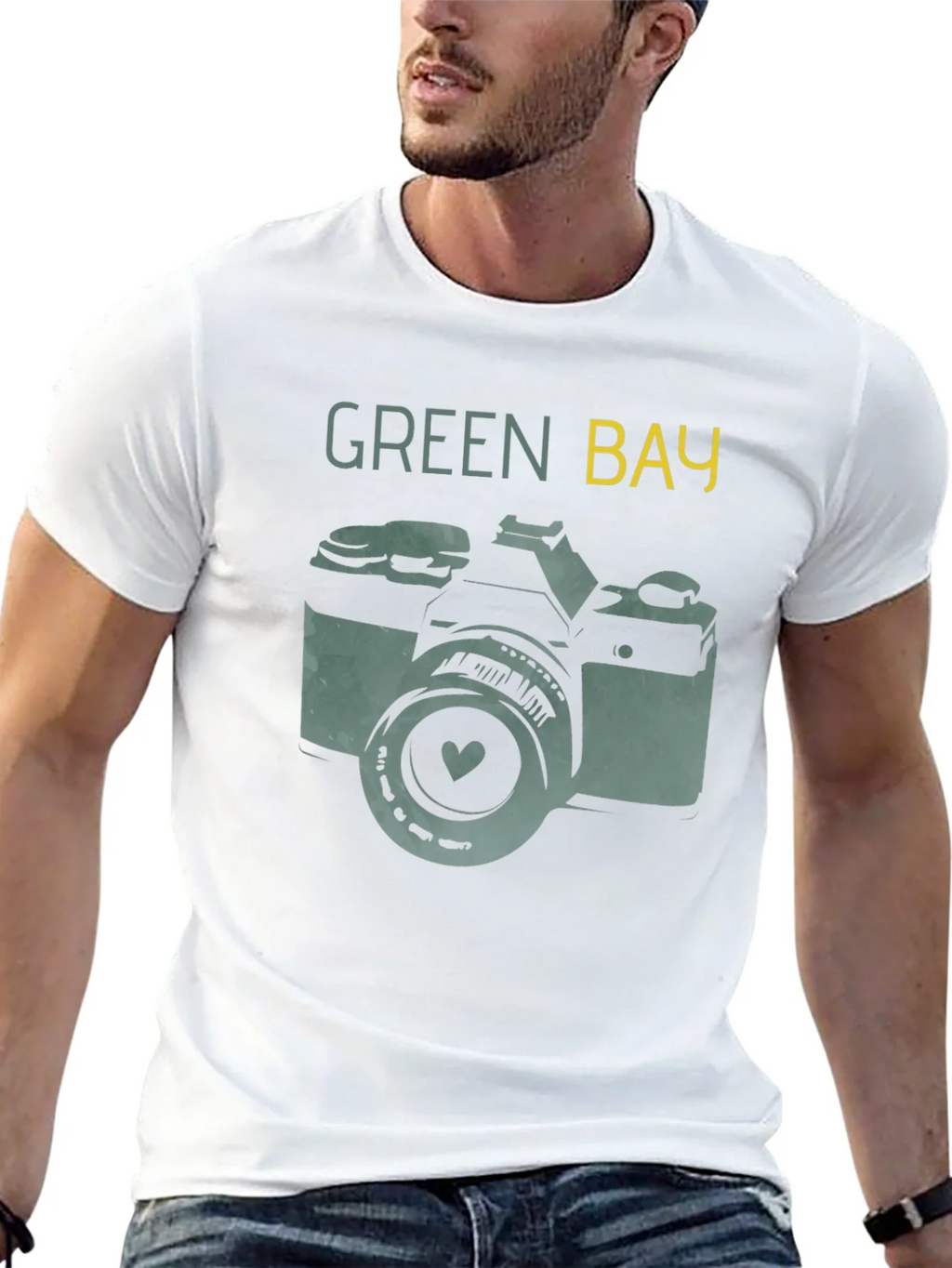 Green Bay Camera T-Shirt - Retro Style product image 6