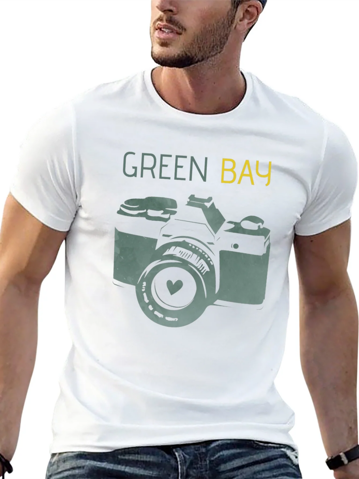Green Bay Camera T-Shirt - Retro Style product image 6