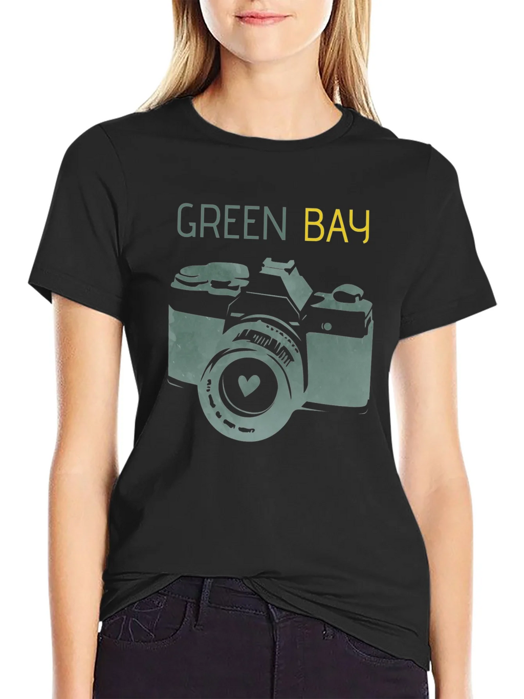 Green Bay Camera T-Shirt - Retro Style product image 1