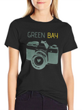Green Bay Camera T-Shirt - Retro Style product image 1