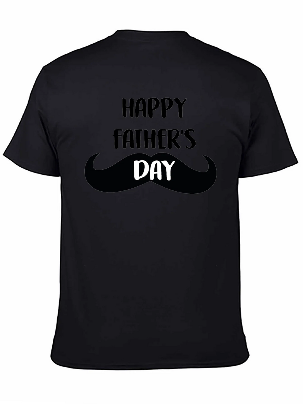 Happy Fathers Day Mustache T-Shirt product image 3