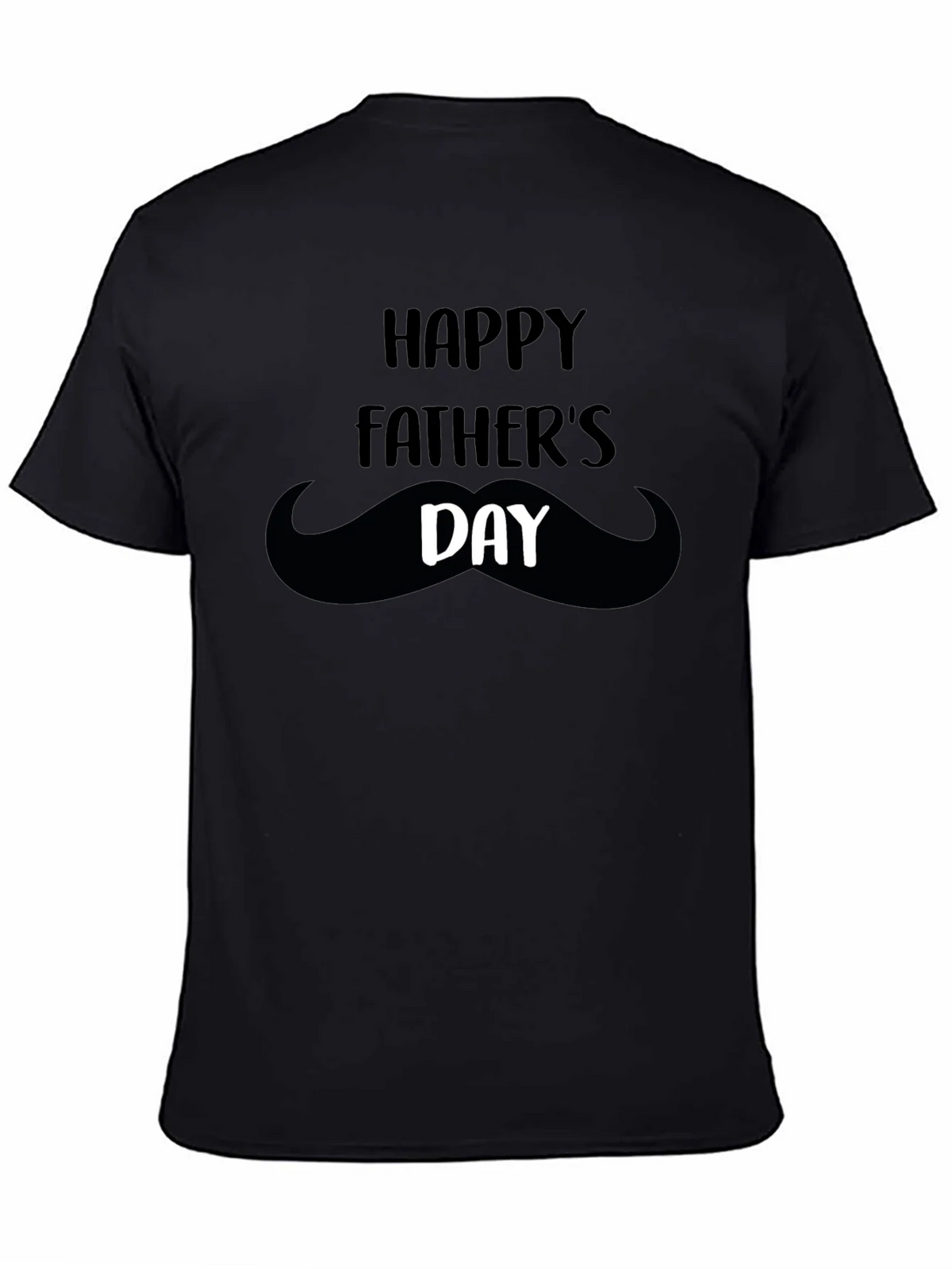 Happy Fathers Day Mustache T-Shirt product image 3