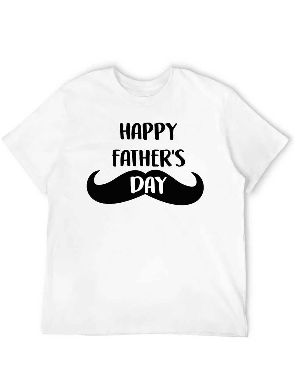 Happy Fathers Day Mustache T-Shirt product image 9