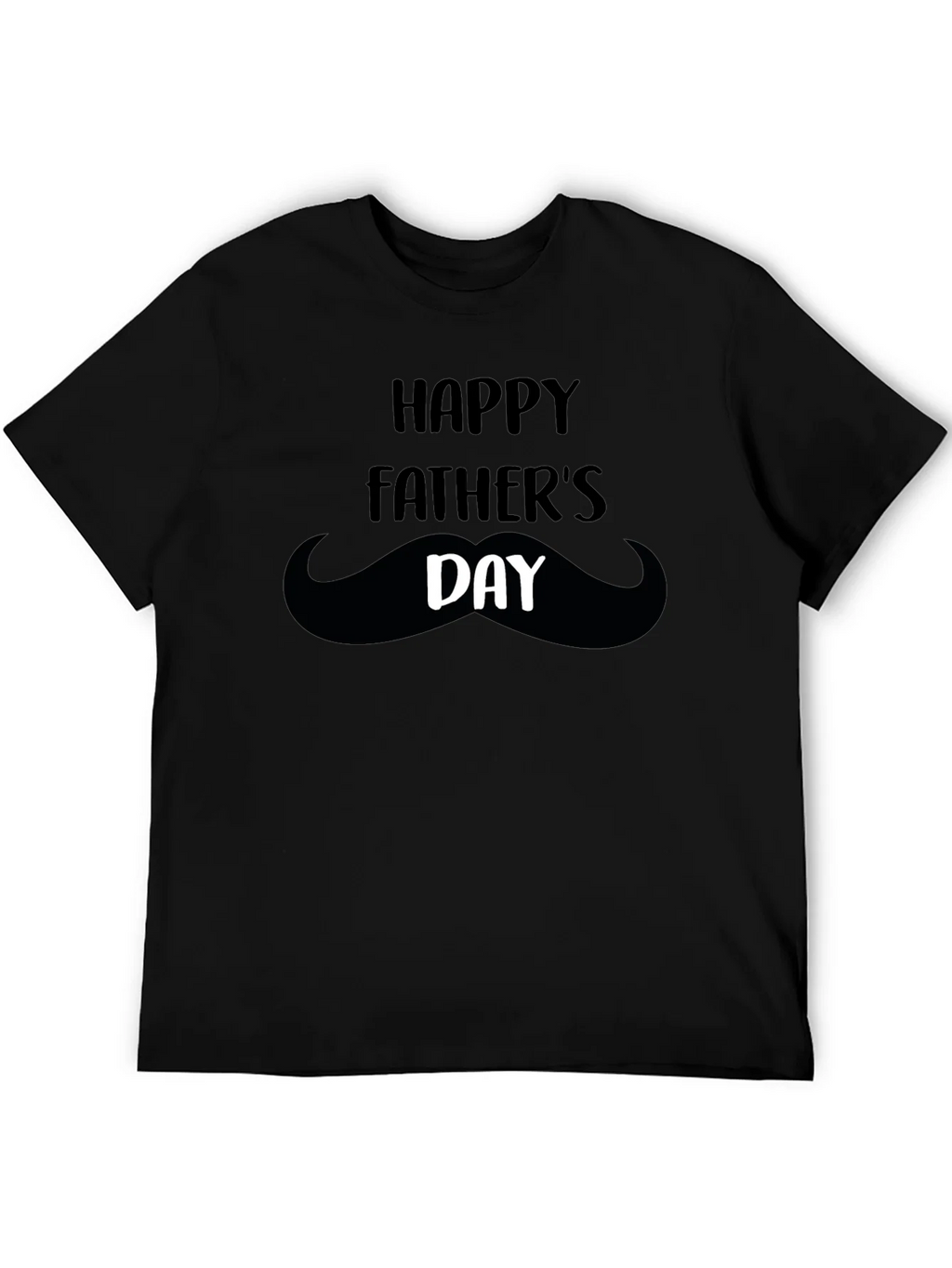 Happy Fathers Day Mustache T-Shirt product image 4