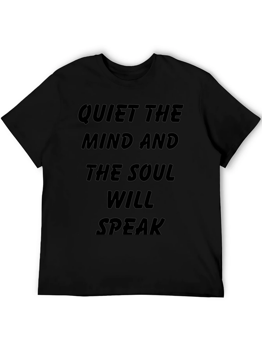 Quiet the Mind Graphic Tee - Black product image 5