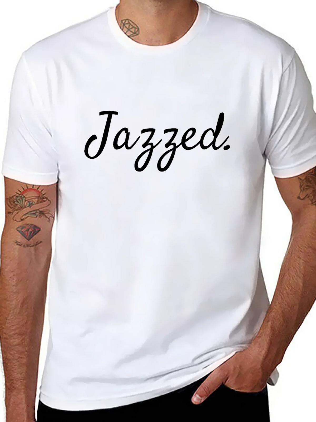 Jazzed Black T-Shirt - Mens Casual Wear product image 4