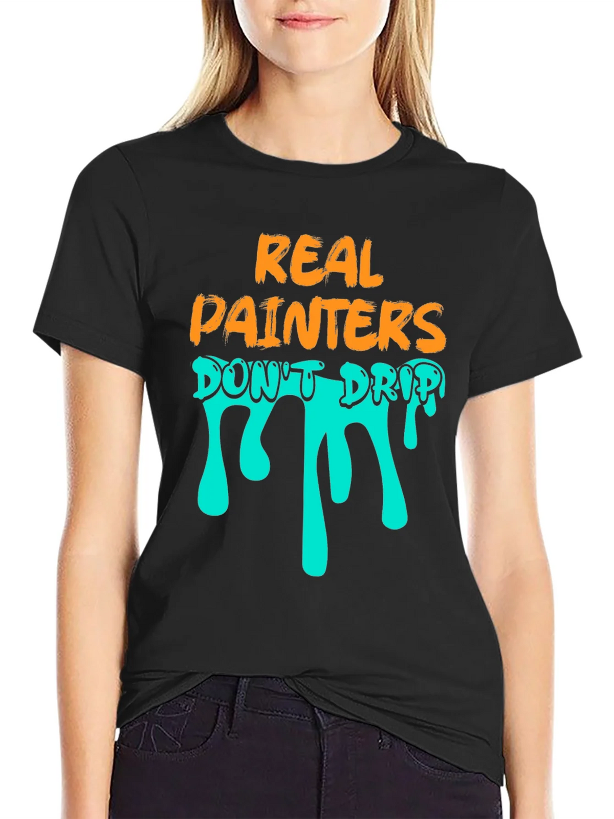 Real Painters Dont Drip T-Shirt product image 2