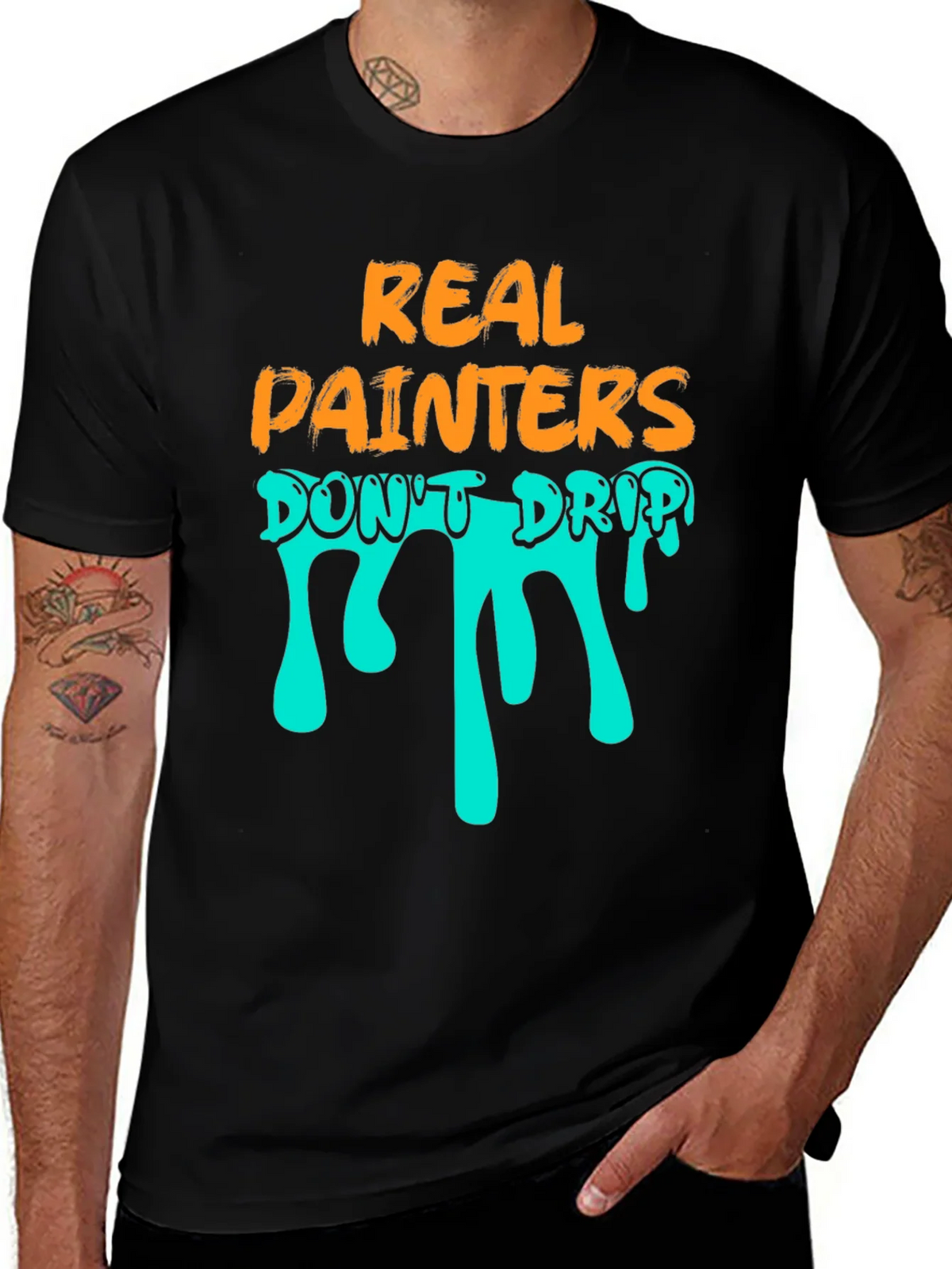 Real Painters Dont Drip T-Shirt product image 1
