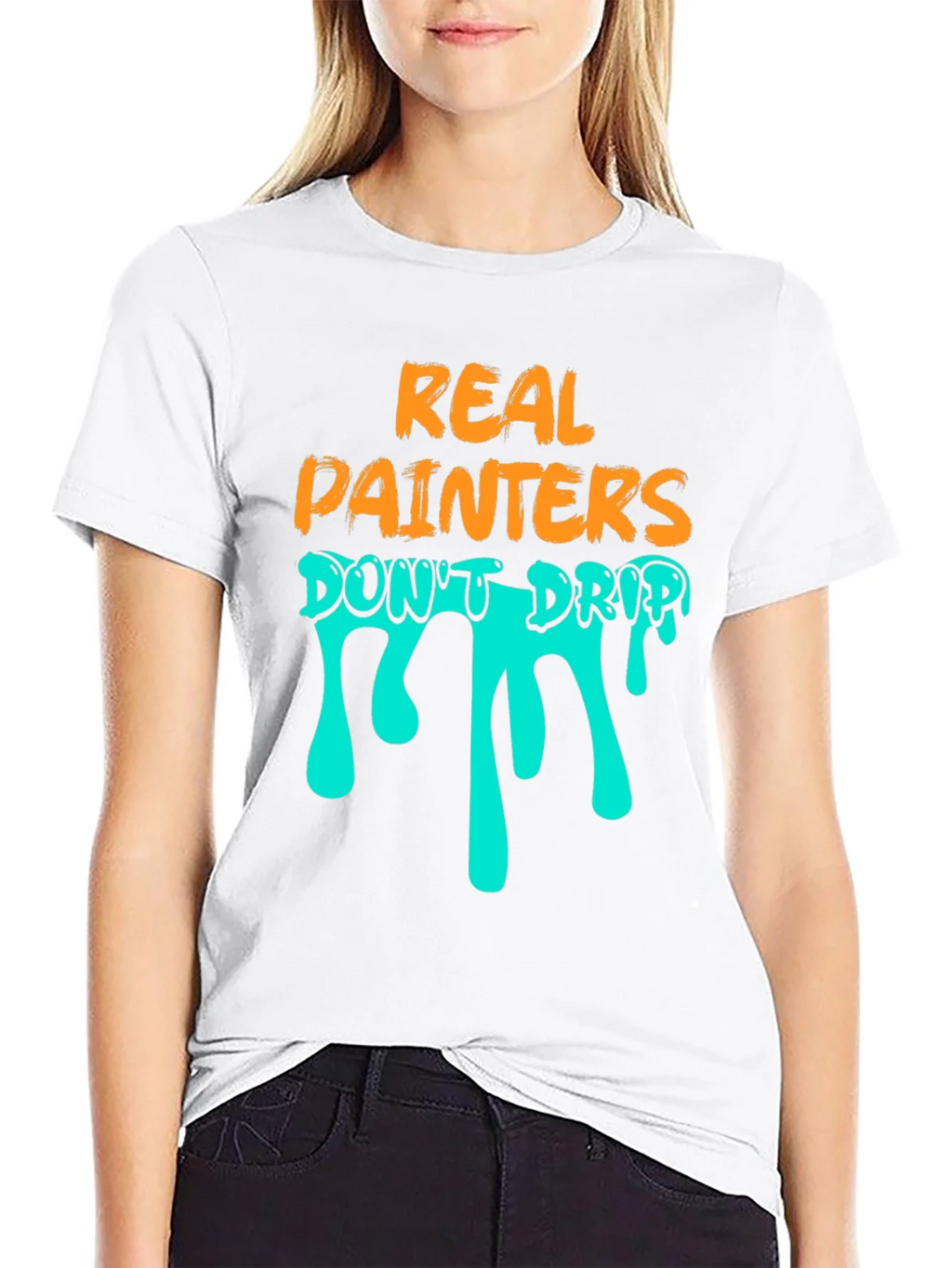 Real Painters Dont Drip T-Shirt product image 8