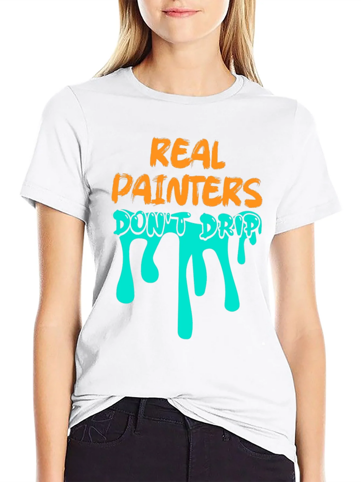Real Painters Dont Drip T-Shirt product image 8
