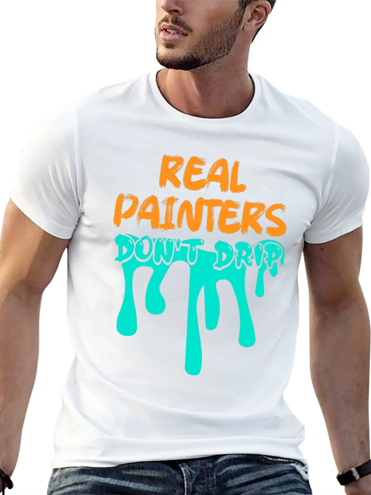 Real Painters Dont Drip T-Shirt product image 12