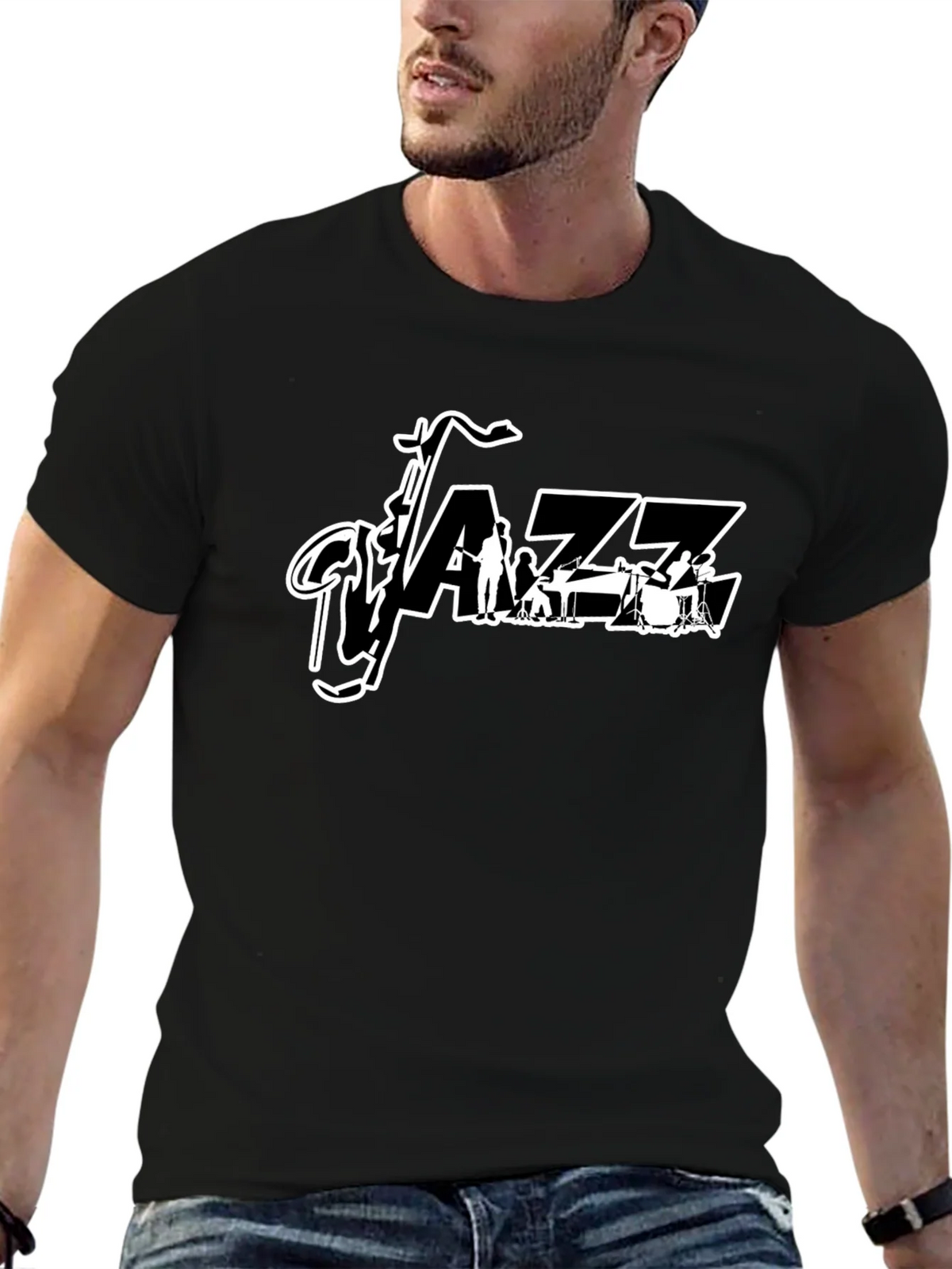 Jazz Band Graphic Tee - Cool Music Lover Shirt product image 6