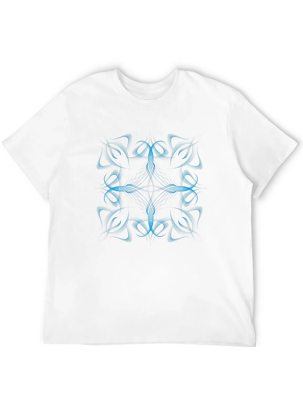 Abstract Design Black T-Shirt product image 11