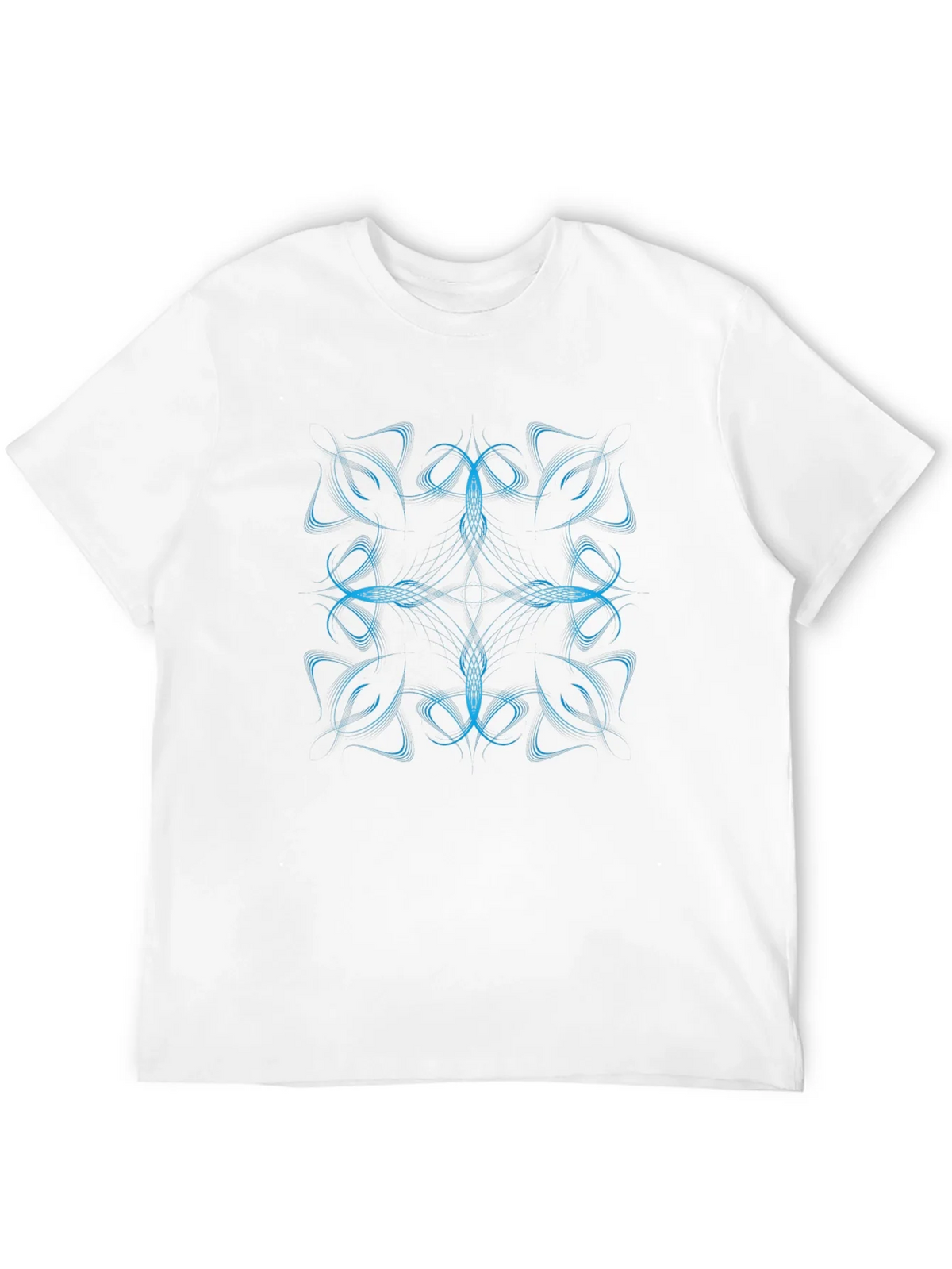 Abstract Design Black T-Shirt product image 11
