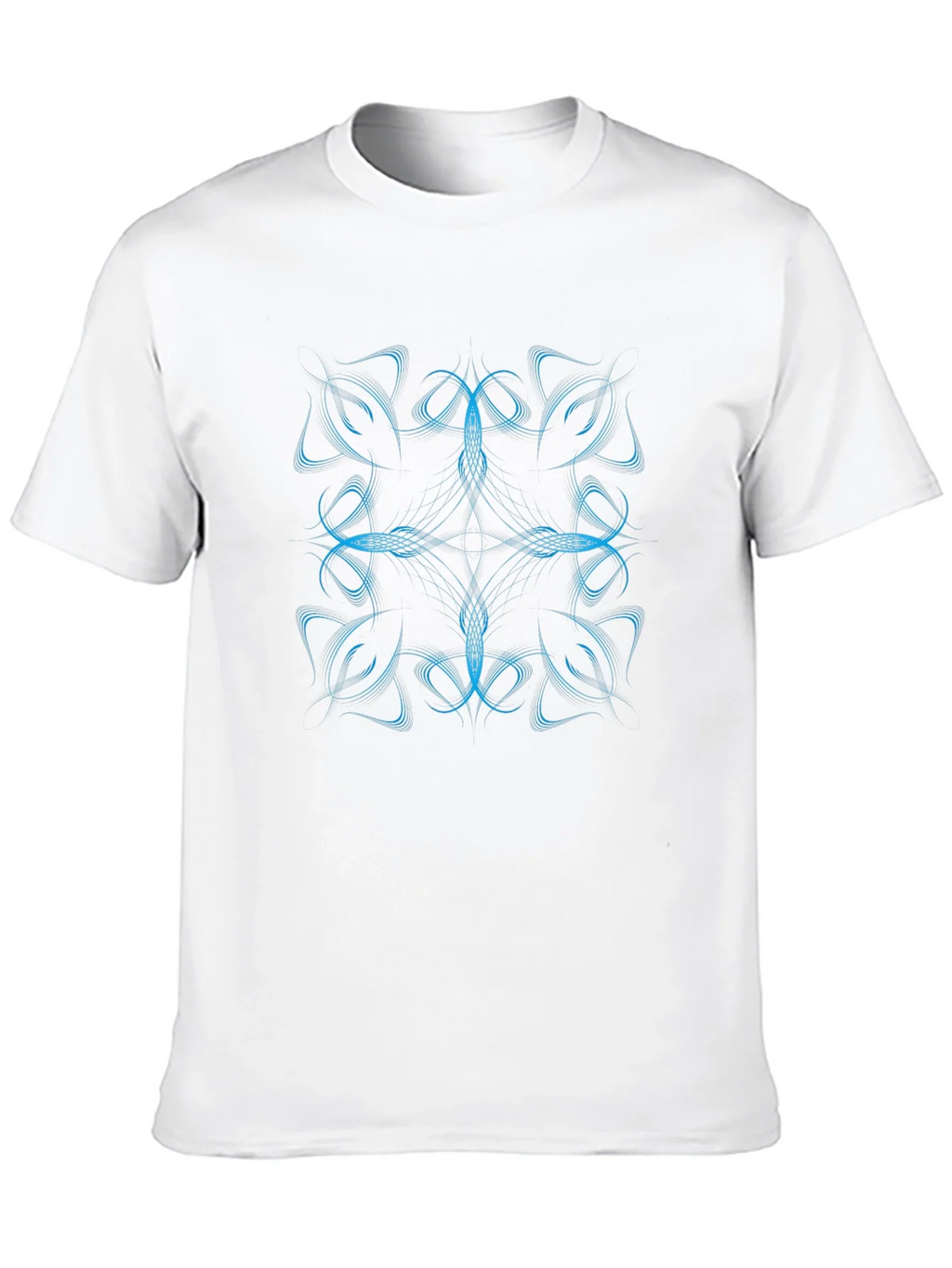 Abstract Design Black T-Shirt product image 9
