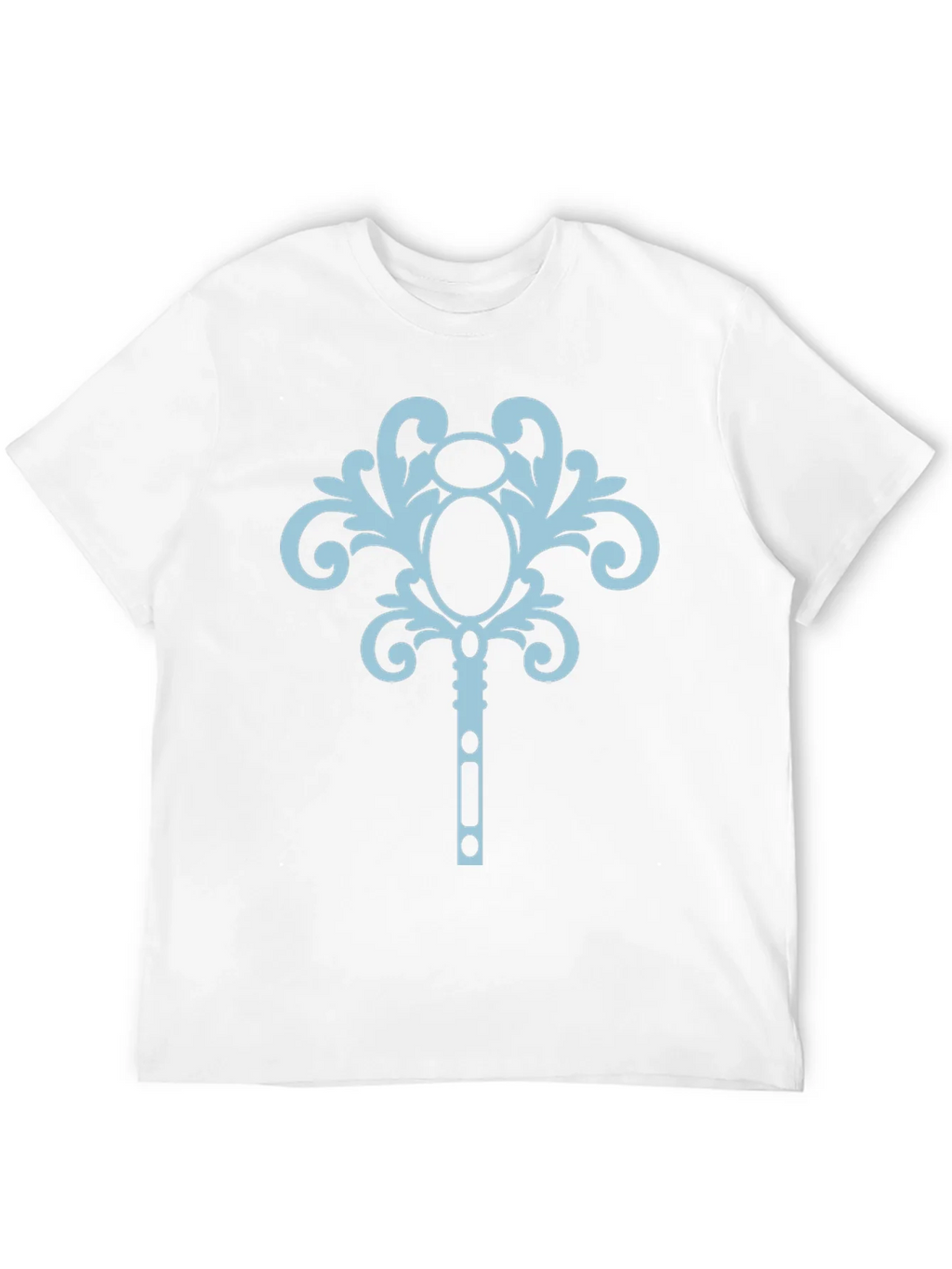 Black T-Shirt with Ornamental Key Design product image 4