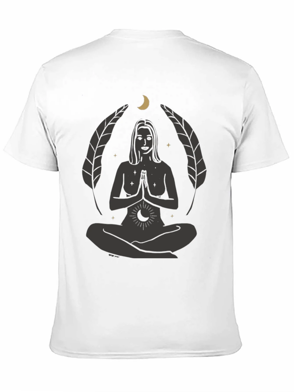 Zen Yoga Goddess Graphic T-Shirt - Black product image 10